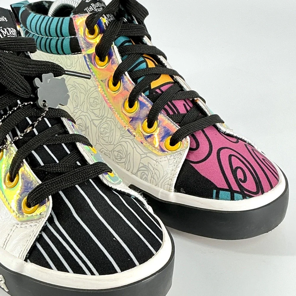 Disney‎ Size 7 Nightmare Before Christmas High Top Sneakers GROUND UP Jack Sally
